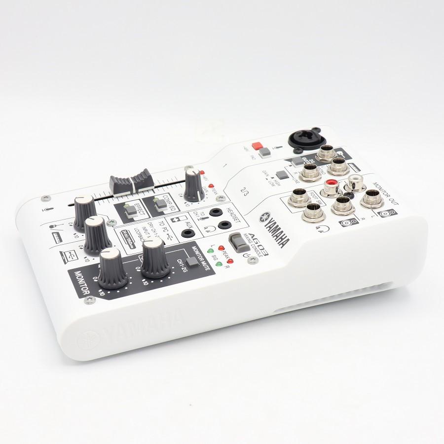 ボーナスストア+5％【美品】ヤマハ ウェブキャスティングミキサー AG03 ホワイト 3チャンネル ミキシングコンソール YAMAHA 本体 |  | 02