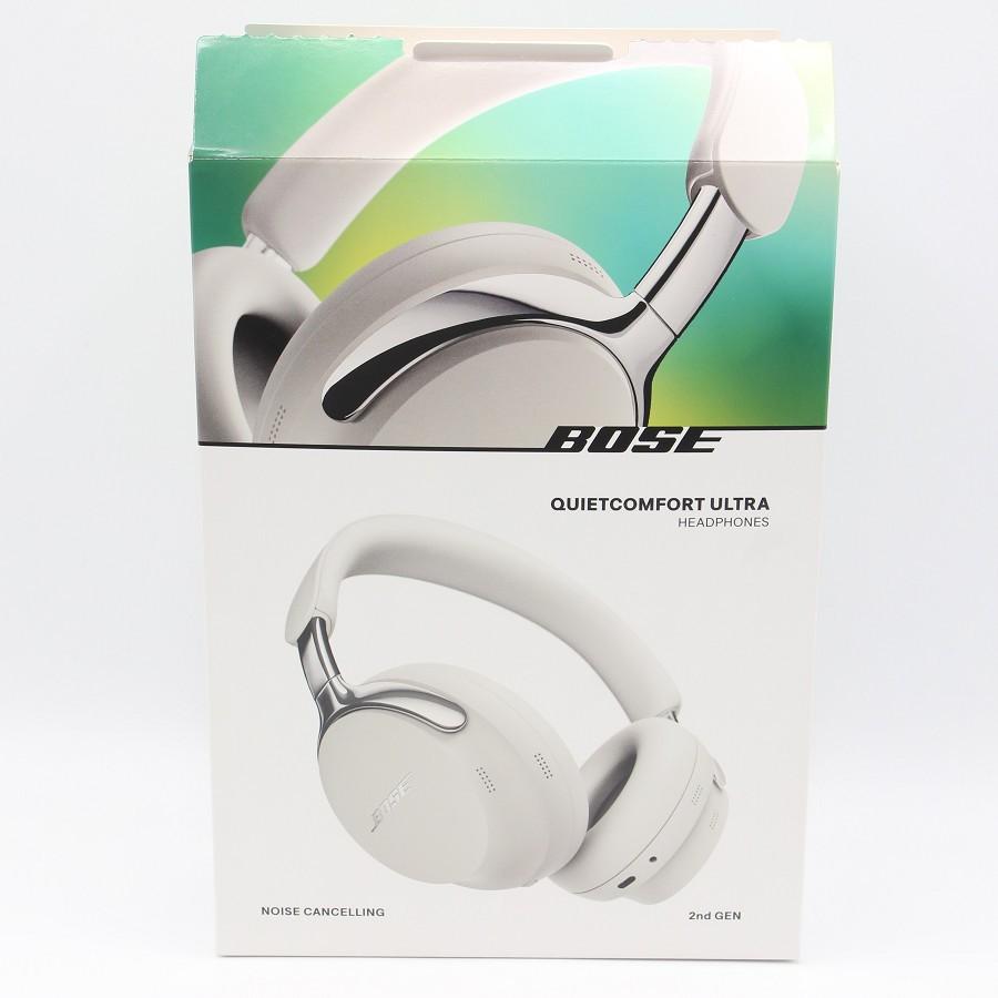 ボーナスストア+5％【美品】BOSE QuietComfort Ultra Headphones 第2世代 ホワイトスモーク ノイズキャンセリング ヘッドホン 空間オーディオ対応 ボース 本体 |  | 09