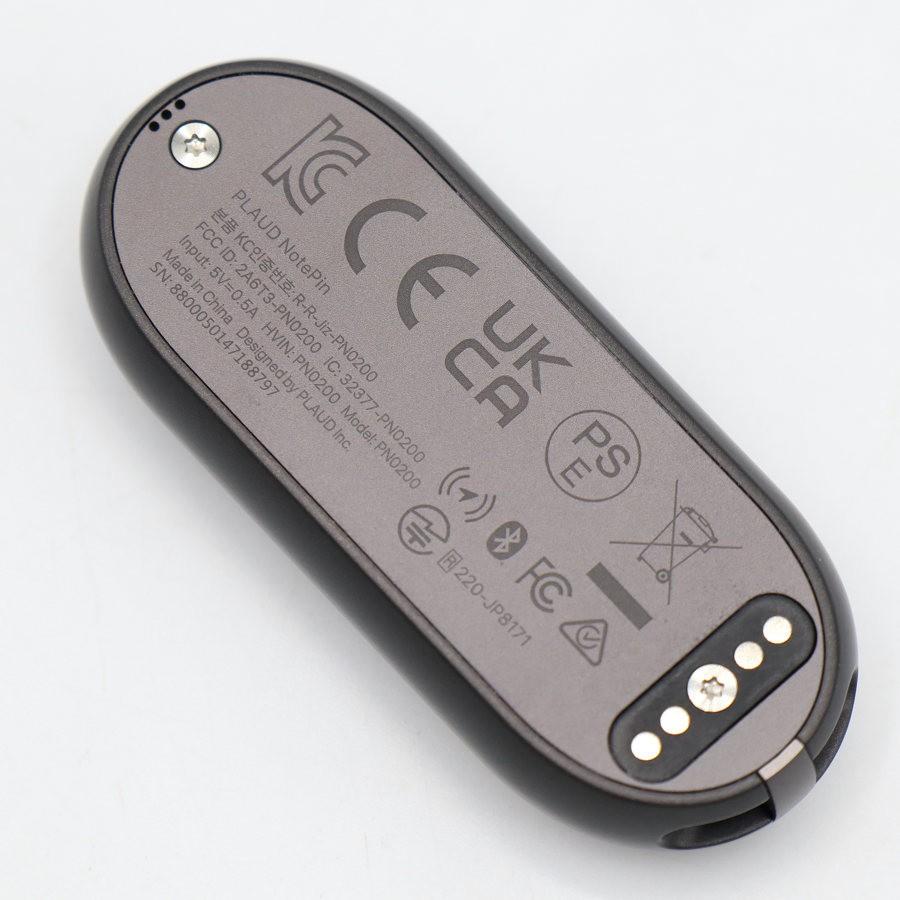 ボーナスストア+5％【美品】PLAUD NotePin PN0200 グレー AIボイスレコーダー 64GB プラウド 本体 |  | 02