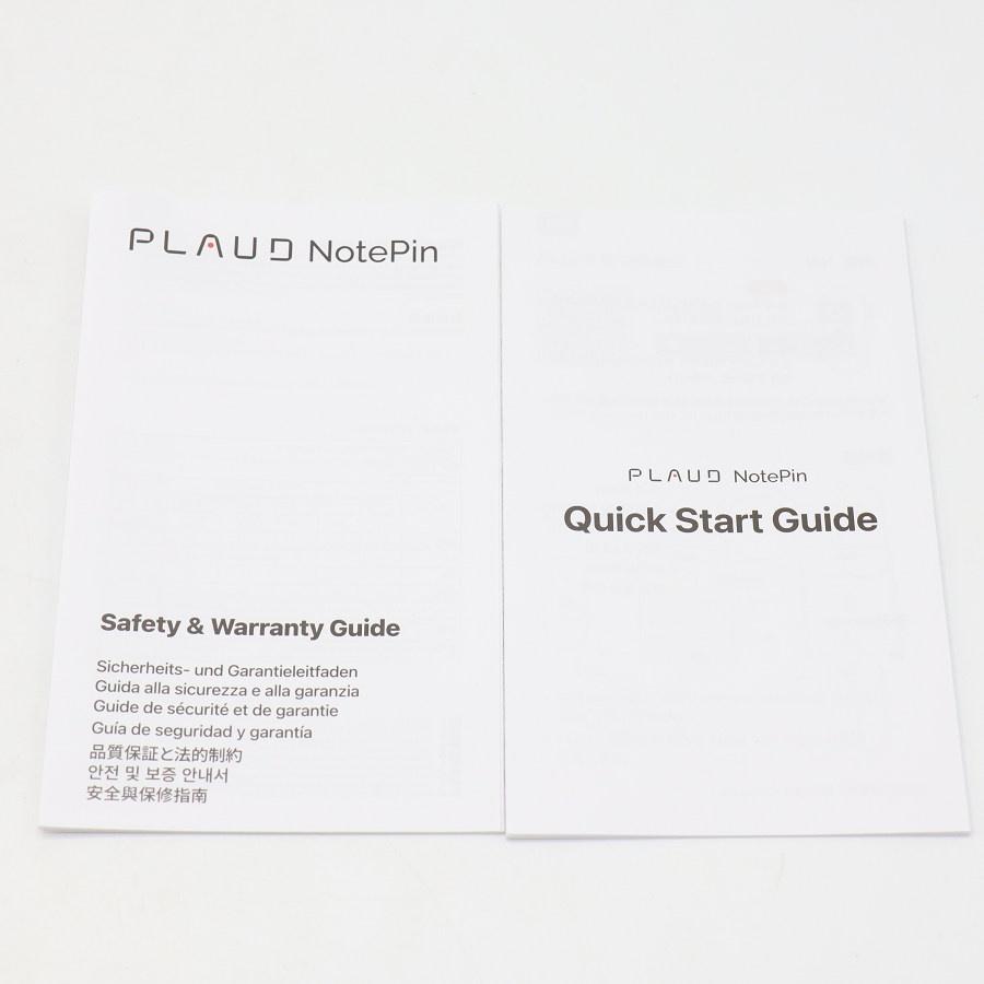ボーナスストア+5％【美品】PLAUD NotePin PN0200 グレー AIボイスレコーダー 64GB プラウド 本体 |  | 08
