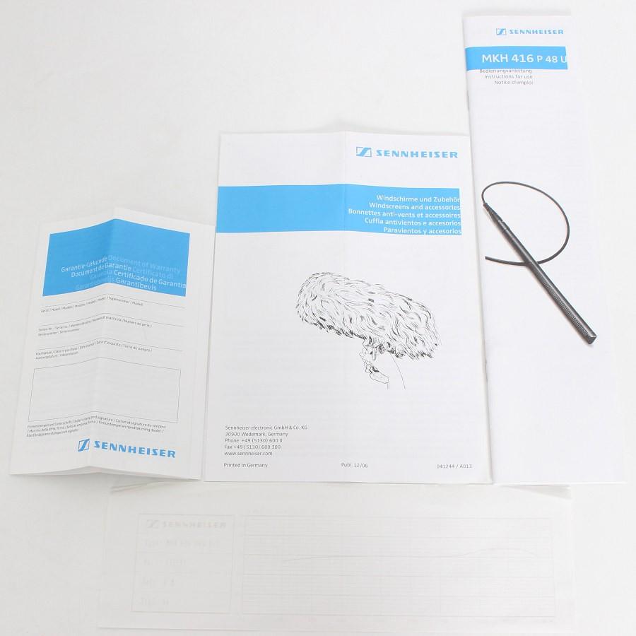 ボーナスストア+5％【美品】SENNHEISER MKH416-P48U3 ショートガンマイク ゼンハイザー ショットガンマイクロホン 本体 |  | 10