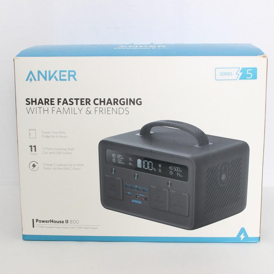 【ボーナスストア+5％】Anker PowerHouse II 800 black A1750511 778Wh ポータブル電源 アンカー パワーハウス 本体 |  | 09