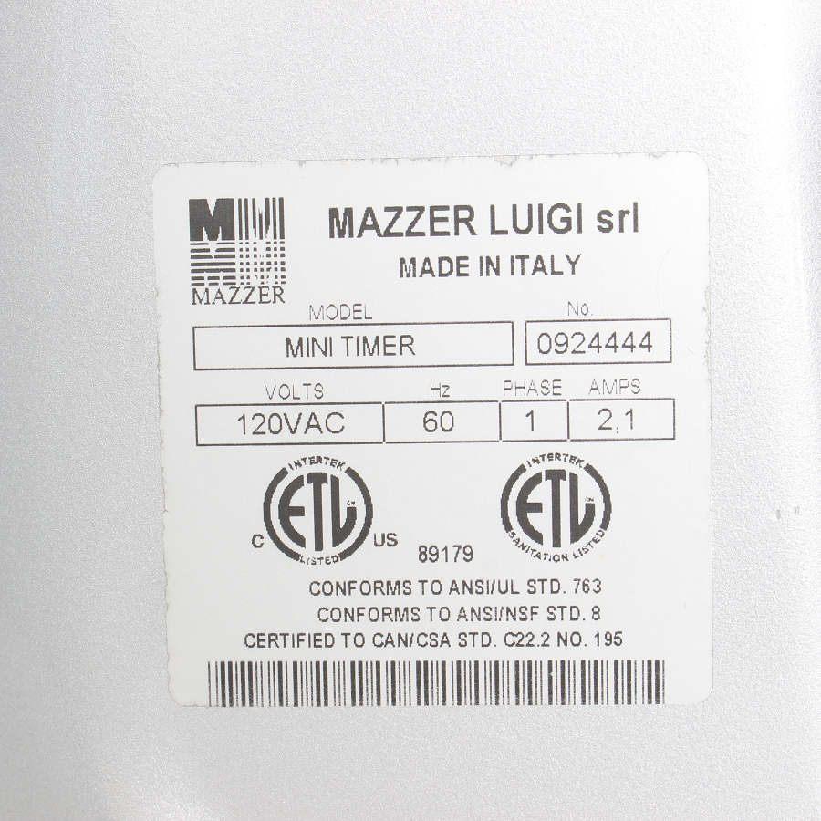 【ボーナスストア+5％】MAZZER MINI TIMER コーヒーグラインダー LUIGI sri マッツァー ミニ タイマー コーヒーミル 本体 |  | 03