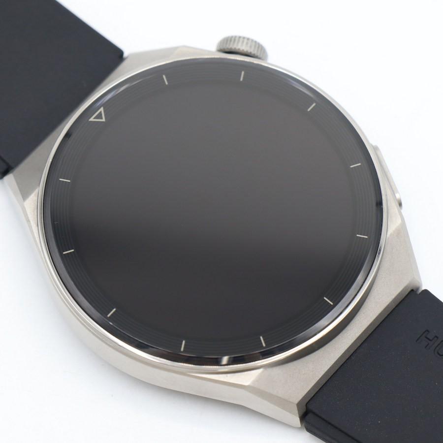 ボーナスストア+5％【美品】HUAWEI WATCH GT3 Pro 46mm ODN-B19 チタン アクティブモデル ブラック スマートウォッチ ファーウェイウォッチ 本体 |  | 03