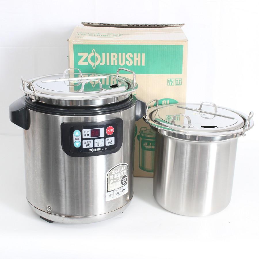 【ボーナスストア+5％】象印 スープジャー TH-CU080-XA+TH-CU専用内鍋 ステンレス 8.0L ZOJIRUSHI 本体 | 