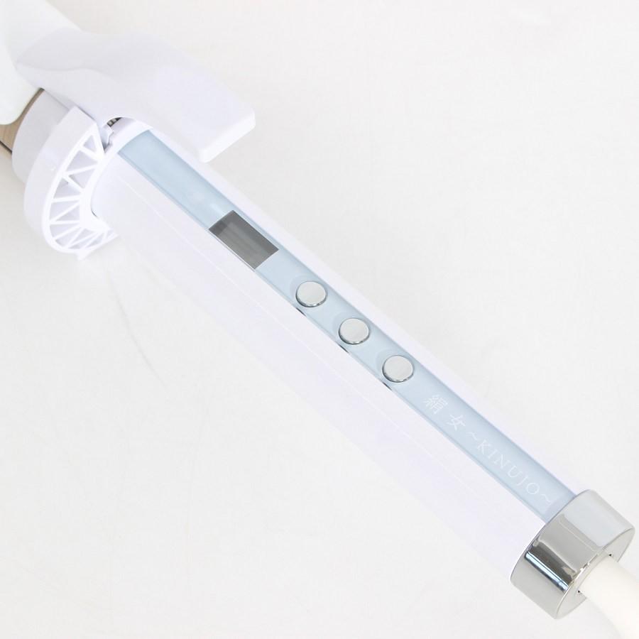 ボーナスストア+5％【美品】KINUJO CURL IRON KC38N ホワイト カールヘアアイロン キヌージョ 絹女 本体 |  | 03