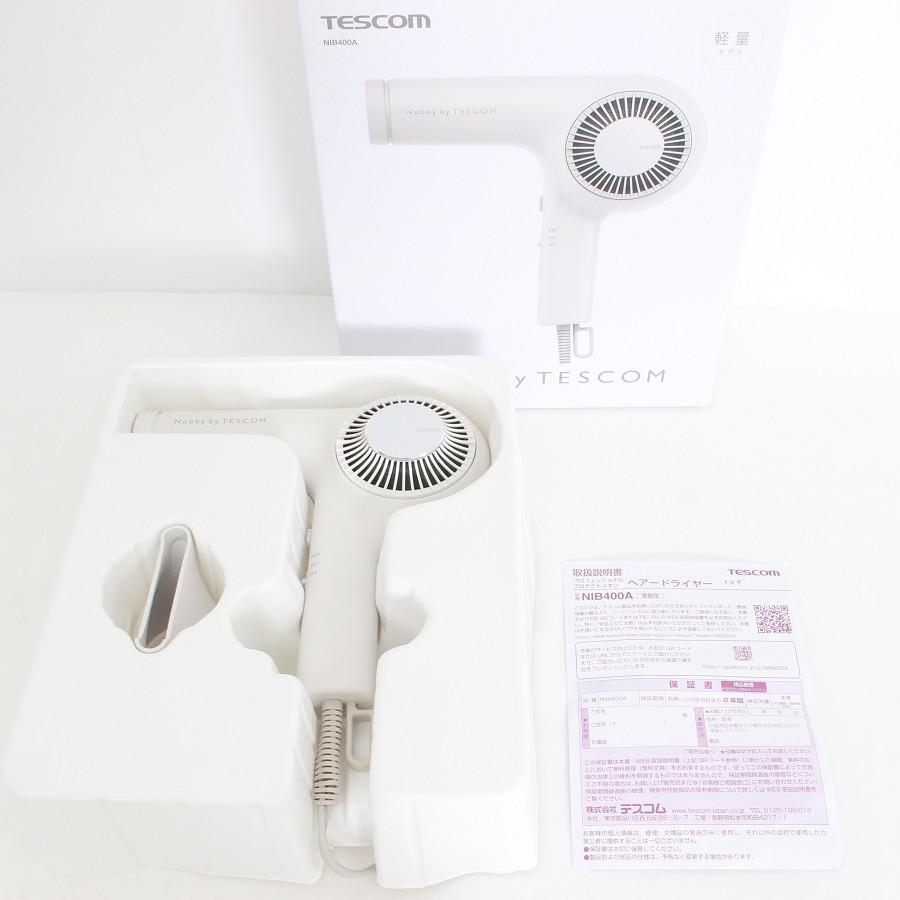 ボーナスストア+5％【美品】Nobby by TESCOM NIB400A-W ホワイトアッシュ ヘアドライヤー ノビィ テスコム 本体 | 
