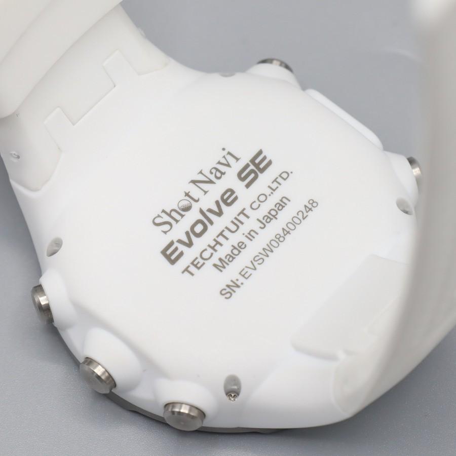 ボーナスストア+5％【美品】Shot Navi Evolve SE ホワイト 腕時計型
