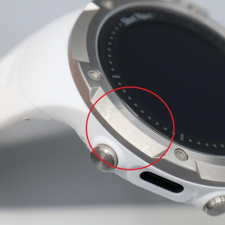 ボーナスストア+5％【美品】Shot Navi Evolve SE ホワイト 腕時計型