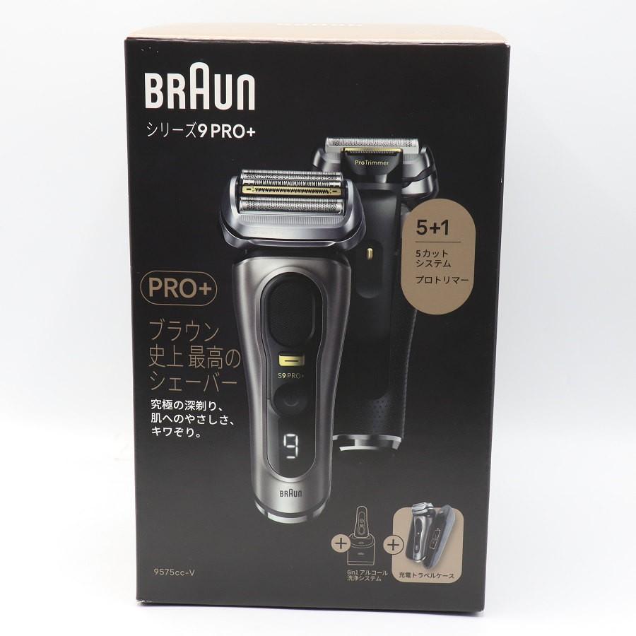 ボーナスストア+5％【美品】ブラウン シリーズ9 Pro+ 9575cc-V マットグレー 4枚刃 アルコール洗浄システム付き メンズシェーバー ブラック BRAUN 本体 |  | 15