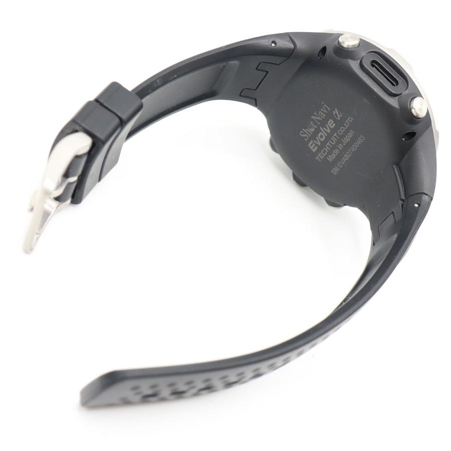 【ボーナスストア+5％】Shot Navi Evolve α ブラック 腕時計型ゴルフ用GPSナビ ショットナビ エボルブ アルファー 本体 |  | 12