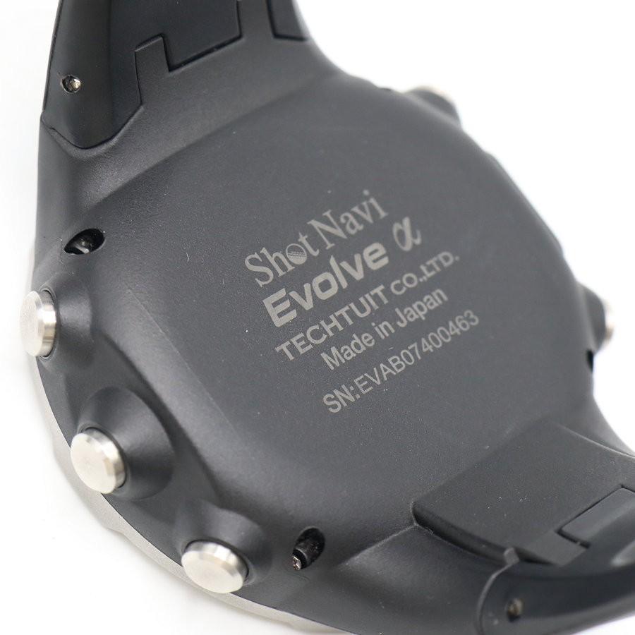 【ボーナスストア+5％】Shot Navi Evolve α ブラック 腕時計型ゴルフ用GPSナビ ショットナビ エボルブ アルファー 本体 |  | 04
