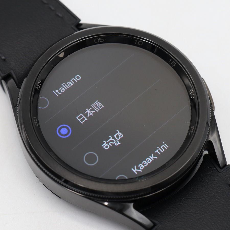 ボーナスストア+5％【美品】SAMSUNG Galaxy Watch6 Classic 43mm SM-R950NZKAXJP ブラック スマートウォッチ サムスン ギャラクシーウォッチ 本体 |  | 03