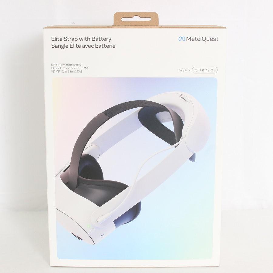 ボーナスストア+5％【美品】Meta Quest 3 Eliteストラップ バッテリー付き 899-00560-02 VR メタ エリート |  | 08