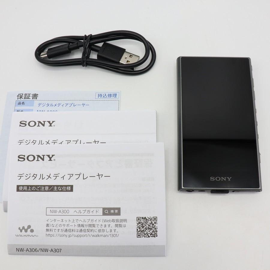 ボーナスストア+5％【美品】SONY WALKMAN NW-A306-H 32GB グレー A300 
