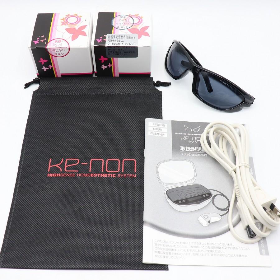 ボーナスストア+5％【美品】ケノン Ver.8.0 カートリッジ4点 スーパープレミアム+ストロング+ストロング+スキン 脱毛器 kenon 本体 |  | 07