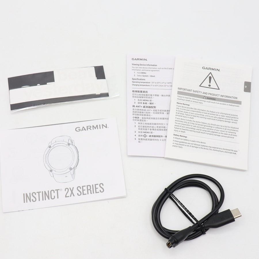 ボーナスストア+5％【美品】GARMIN Instinct 2X Dual Power Graphite 010-02805-22 スマートウォッチ ガーミン インスティンクト デュアルパワー 本体_14