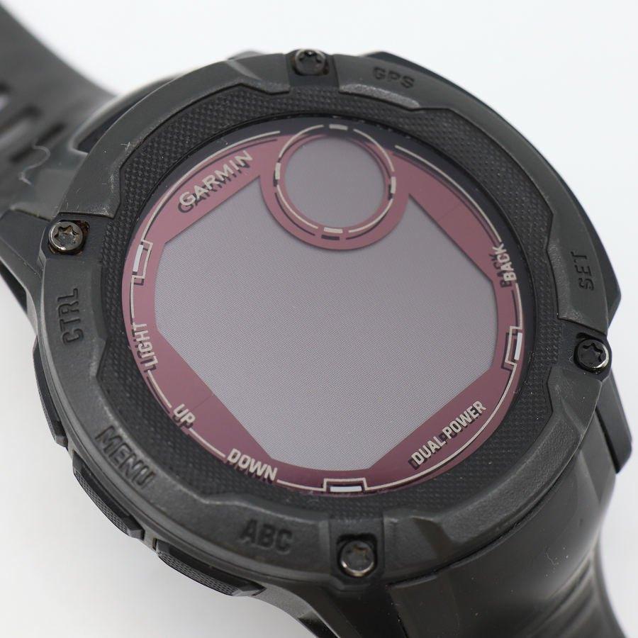 ボーナスストア+5％【美品】GARMIN Instinct 2X Dual Power Graphite 010-02805-22 スマートウォッチ ガーミン インスティンクト デュアルパワー 本体_2