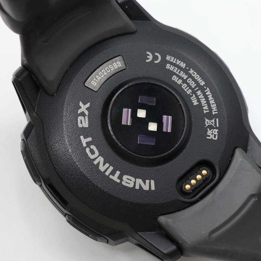 ボーナスストア+5％【美品】GARMIN Instinct 2X Dual Power Graphite 010-02805-22 スマートウォッチ ガーミン インスティンクト デュアルパワー 本体_4