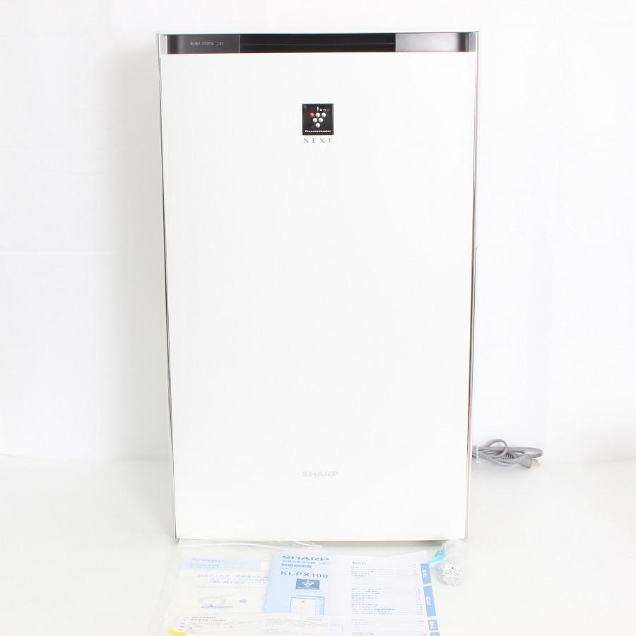 【ボーナスストア+5％】シャープ KI-PX100-W プラズマクラスターNEXT COCORO AIR搭載 加湿空気清浄機 ホワイト系 SHARP 本体 | 