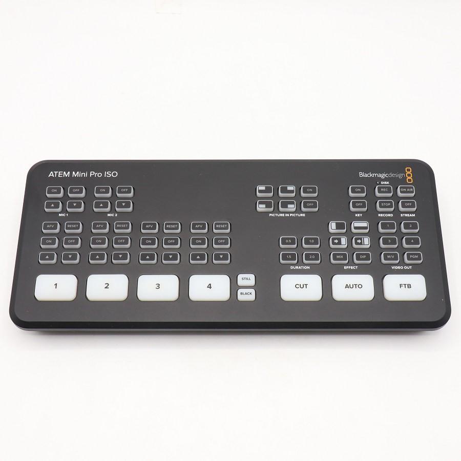 ボーナスストア+5％【美品】Blackmagic Design ATEM Mini Pro ISO ライブプロダクションスイッチャー ビデオミキサー ブラックマジックデザイン 本体 |  | 01
