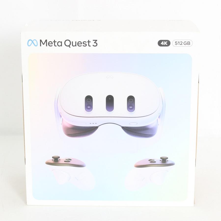 ボーナスストア+5％【新品未開封】Meta Quest 3 512GB VR ヘッド 