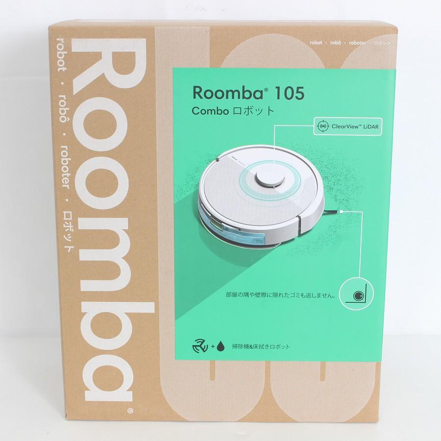 ボーナスストア+5％【新品未開封】iRobot ルンバ105 コンボ Y311260 ホワイト ロボット掃除機 アイロボット Roomba 本体 | 