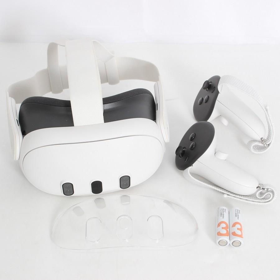 ボーナスストア+5％【美品】Meta Quest 3 128GB VR ヘッドマウントディスプレイ ヘッドセット メタクエスト3 899-00591-01 Oculus 本体 | 
