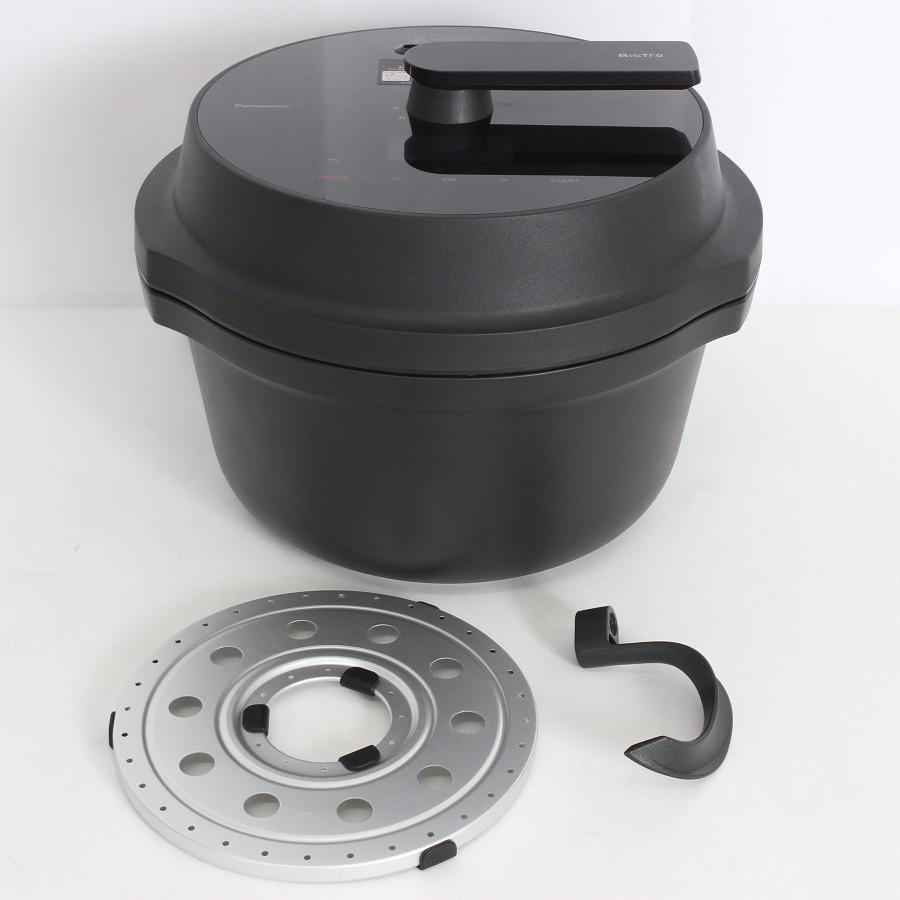 ボーナスストア+5％【美品】パナソニック ビストロ NF-AC1000-K ブラック 自動調理鍋 オートクッカー Panasonic Bistro 本体 | 