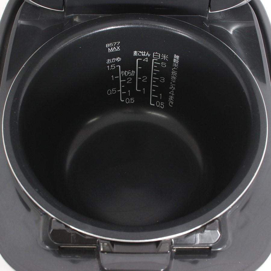 ボーナスストア+5％】象印 炎舞炊き NW-PU10-BZ ブラック 5.5合 圧力IH