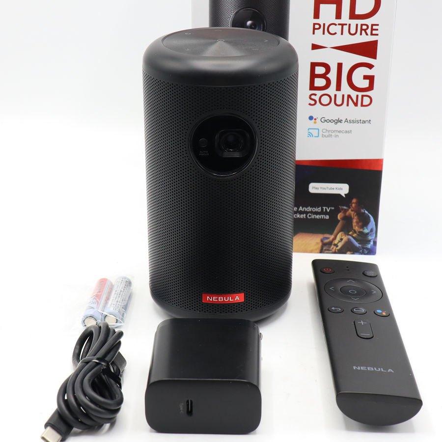 ボーナスストア+5％【美品】Anker Nebula Capsule II D2421N12 ブラック モバイルプロジェクター Android TV搭載 アンカー ネビュラ カプセル2 本体 | 