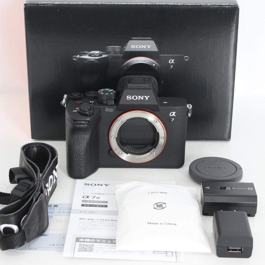 ボーナスストア+5％【美品】SONY α7 IV ILCE-7M4 ボディ ミラーレス 