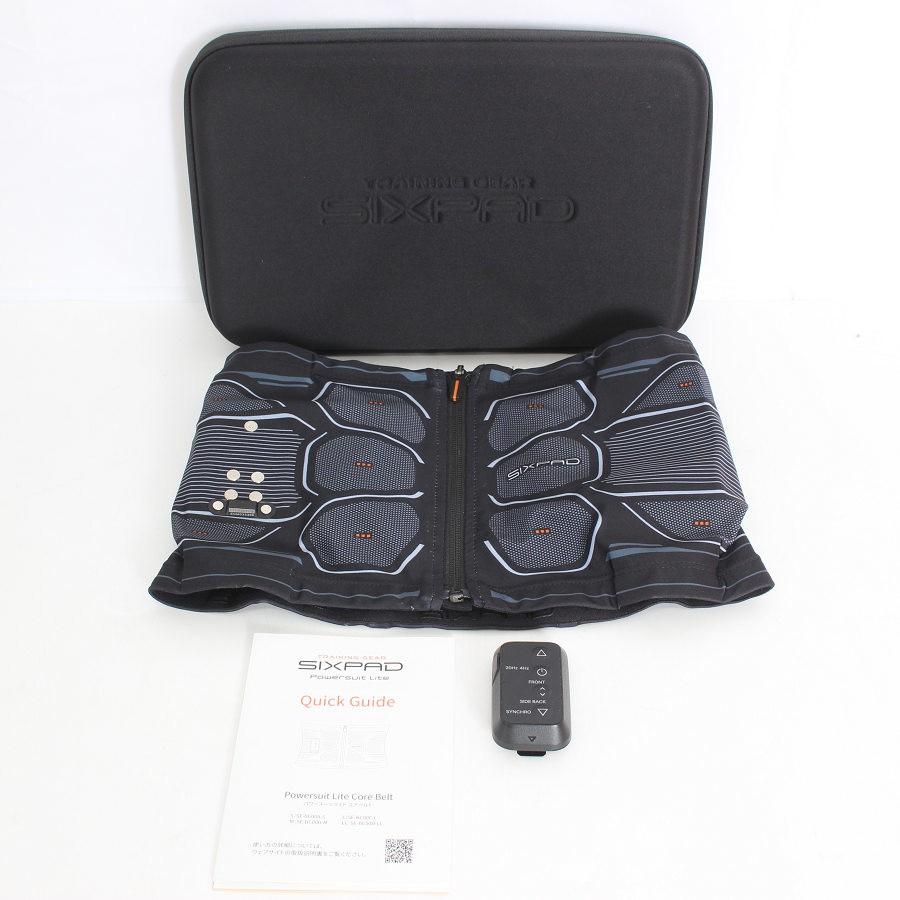 ボーナスストア+5％【美品】MTG SIXPAD Powersuit Core Belt SE-BC00B-M シックスパッド パワースーツ コアベルト Mサイズ 本体 | 