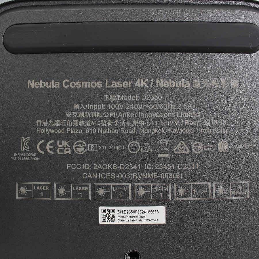 ボーナスストア+5％【美品】ANKER Nebula Cosmos Laser 4K D23505F2