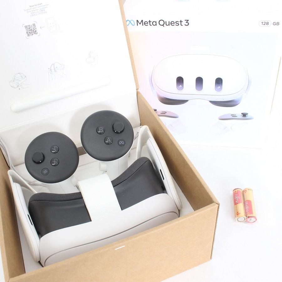ボーナスストア+5％【美品】Meta Quest 3 128GB VR ヘッドマウント 