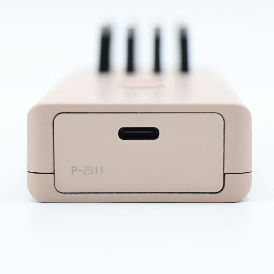 ボーナスストア+5％【美品】Brighte ELEKI BRUSH+ BRT-FSB180 ピンク エレキコーム付 美顔器 EMS フェイスケア ブライト エレキブラシ 本体 |  | 09