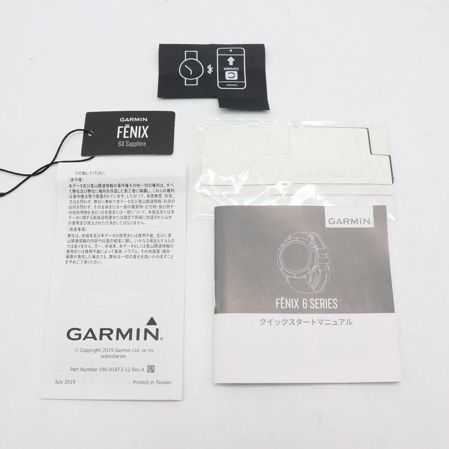 【ボーナスストア+5％】GARMIN fenix 6X Sapphire Black DLC 010-02157-43 スマートウォッチ ガーミン フェニックス 本体 |  | 12