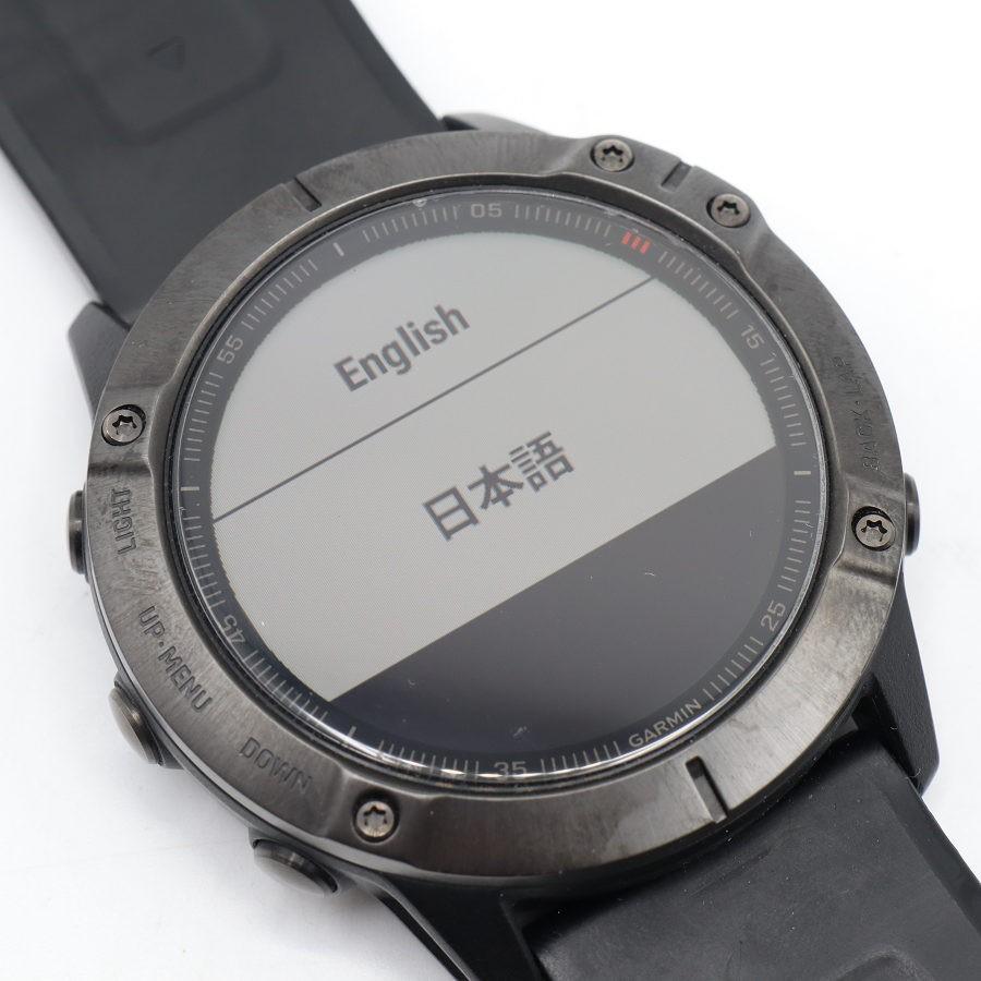 【ボーナスストア+5％】GARMIN fenix 6X Sapphire Black DLC 010-02157-43 スマートウォッチ ガーミン フェニックス 本体 |  | 03
