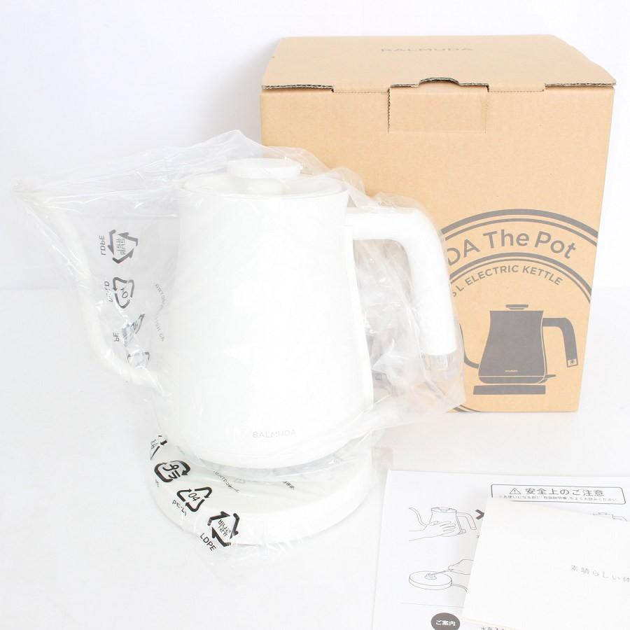 ボーナスストア+5％【新品】BALMUDA The Pot K02A-WH ホワイト 電気ケトル バルミューダ ザ・ポット 本体 | 