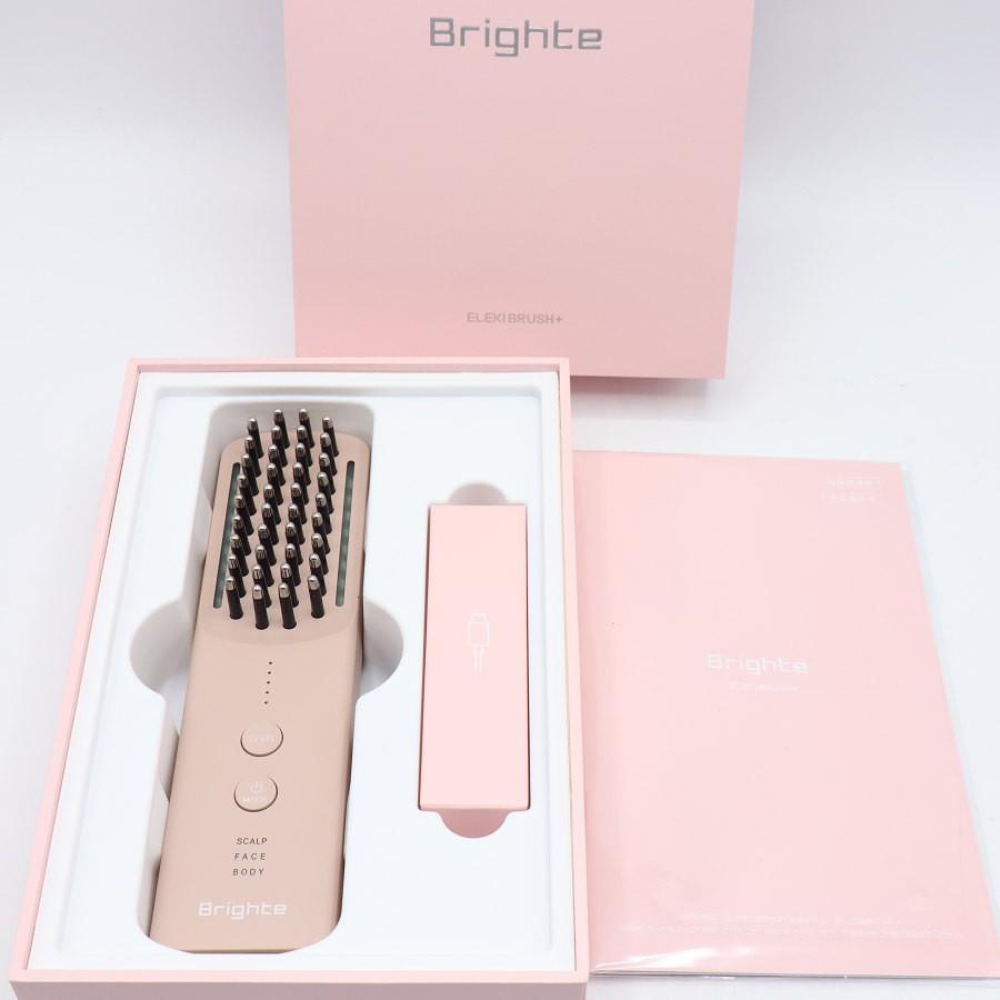 ボーナスストア+5％【美品】Brighte ELEKI BRUSH+ BRT-FSB180PK ピンク 美顔器 EMS フェイスケア ブライト エレキブラシ 本体 | 