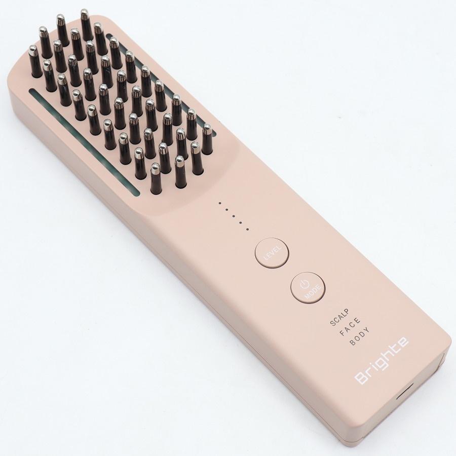 ボーナスストア+5％【美品】Brighte ELEKI BRUSH+ BRT-FSB180PK ピンク 美顔器 EMS フェイスケア ブライト エレキブラシ 本体 |  | 01