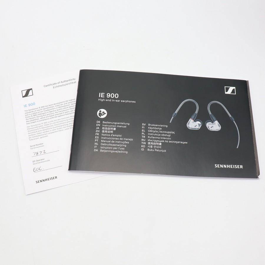 ボーナスストア+5％【美品】SENNHEISER IE-900 有線イヤホン
