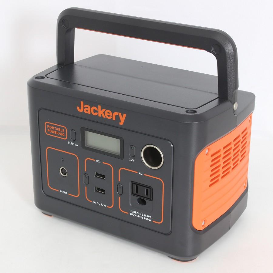 ボーナスストア+5％【美品】Jackery 400 PTB041 大容量 ポータブル電源 112200mAh/400Wh 蓄電池 非常用電源 ジャクリ 本体 |  | 01