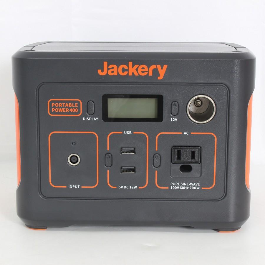 ボーナスストア+5％【美品】Jackery 400 PTB041 大容量 ポータブル電源 112200mAh/400Wh 蓄電池 非常用電源 ジャクリ 本体 |  | 02