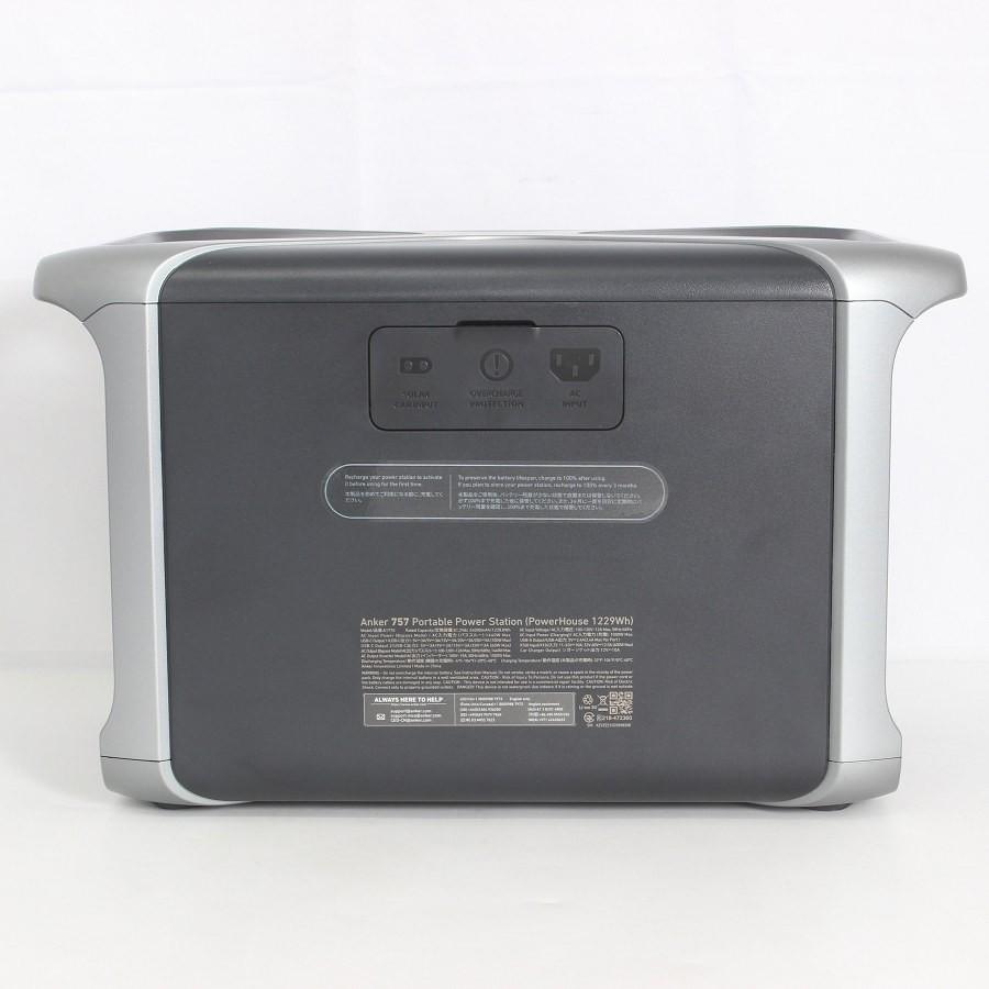 ボーナスストア+5％【美品】Anker 757 Portable Power Station PowerHouse 1229Wh A1770513 ブラック ポータブル電源 アンカー パワーステーションの画像