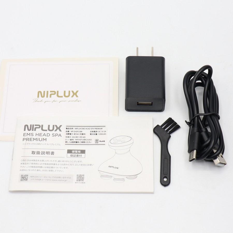ボーナスストア+5％【美品】NIPLUX EMS HEAD SPA PREMIUM NP-EHSP23BK ヘッドスパ 電動頭皮ブラシ ニップラックス 本体 |  | 11