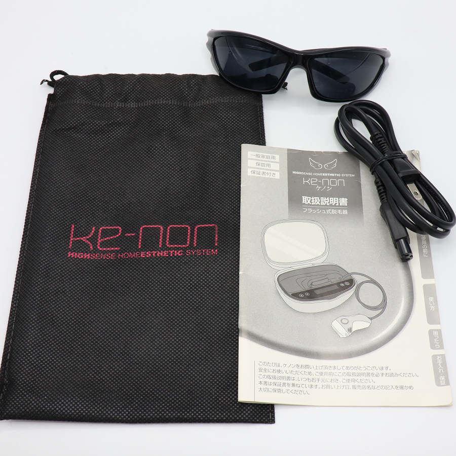 ボーナスストア+5％【美品】ケノン Ver.6.3 眉脱毛あり カートリッジ3点 新品エクストラ+スキン+中古ストロング 脱毛器 kenon 本体 |  | 08
