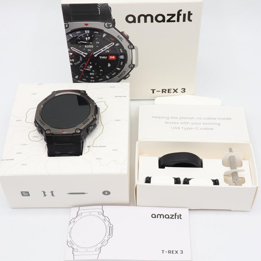 ボーナスストア+5％【美品】Amazfit T-Rex 3 48mm SP170069-C218