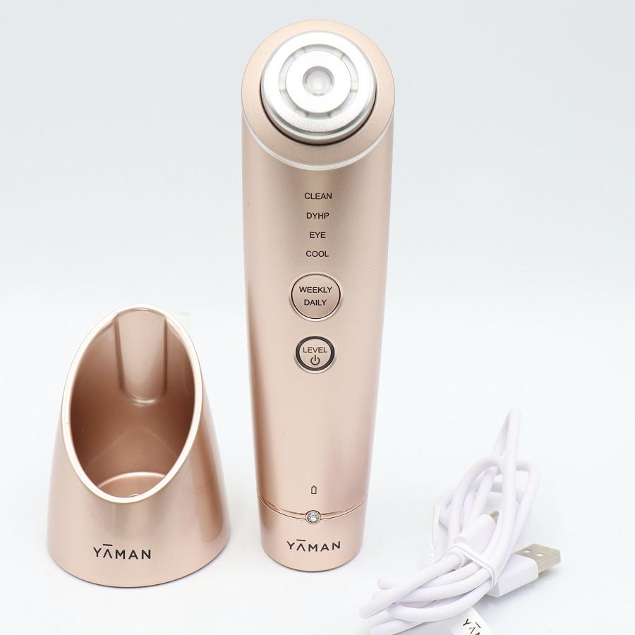 ボーナスストア+5％【美品】ヤーマン フォトプラス シャイニー M18-YL RF美顔器 シャンパンピンク 家庭用美容器 本体 | 