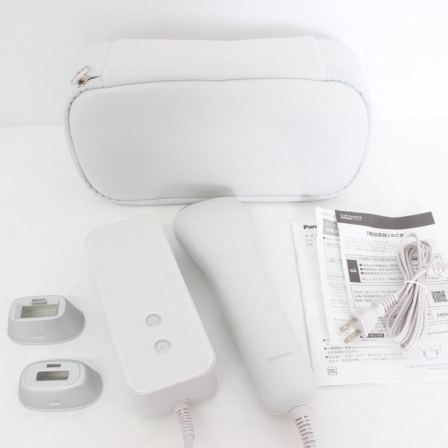 ボーナスストア+5％【美品】パナソニック 光エステ スムースエピ パワー&クール ES-WG0B-H グレー 脱毛器 光美容器 Panasonic 本体 | 